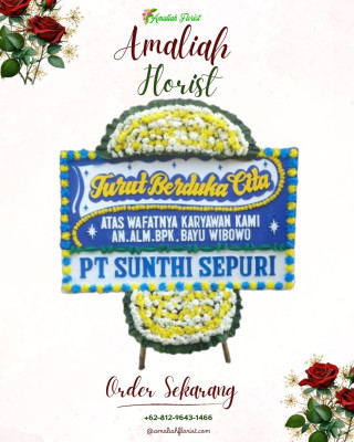 Papan Bunga Duka di Suka Karya