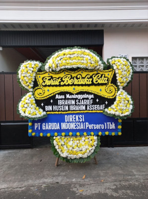 Papan Bunga Duka di Suka Karya