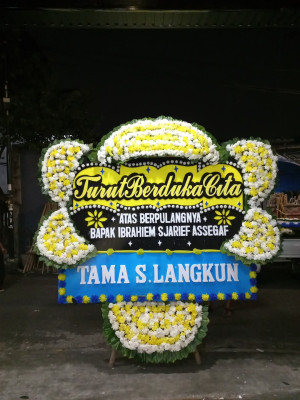 Papan Bunga Duka di Suka Karya