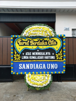 Papan Bunga Duka di Suka Karya